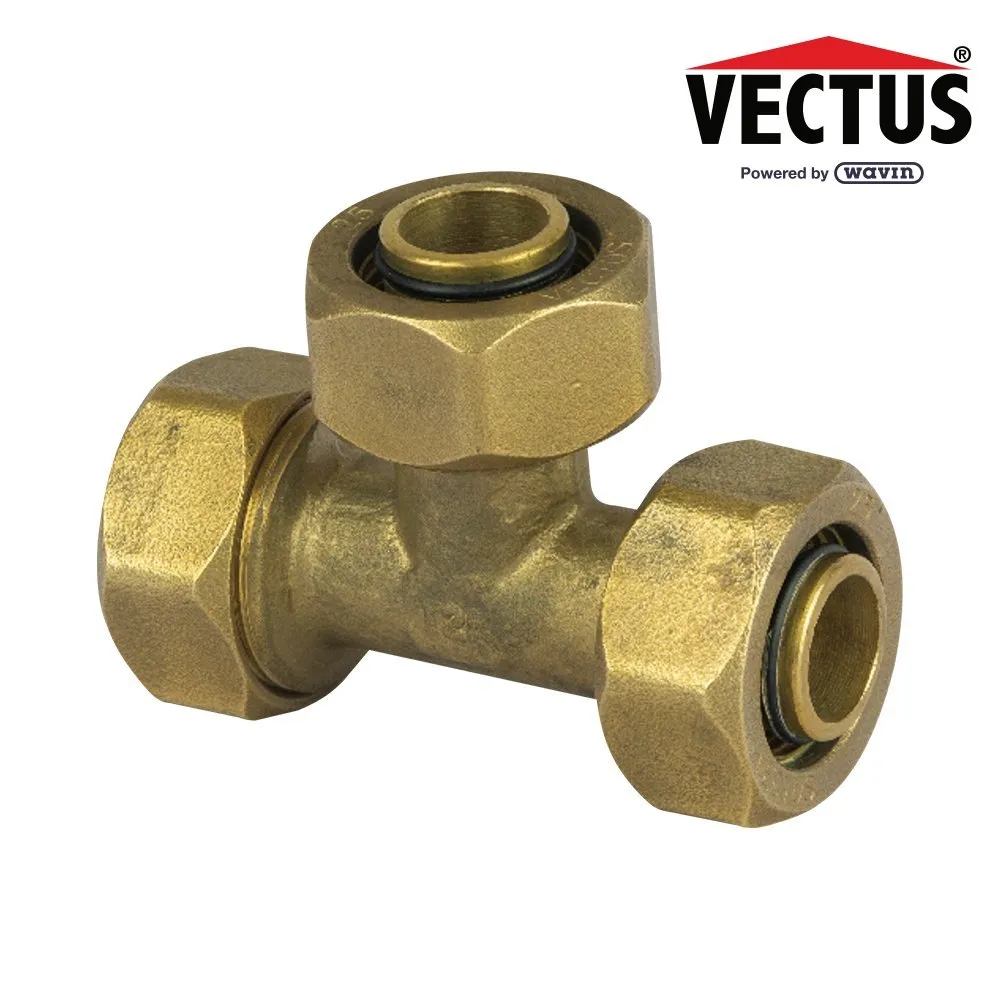 EQUAL TEE 2532*2532*2532 BRASS