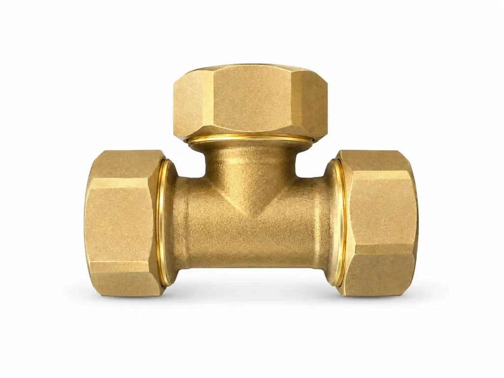 REDUCING TEE 2532*1620*2532 BRASS VECTUS