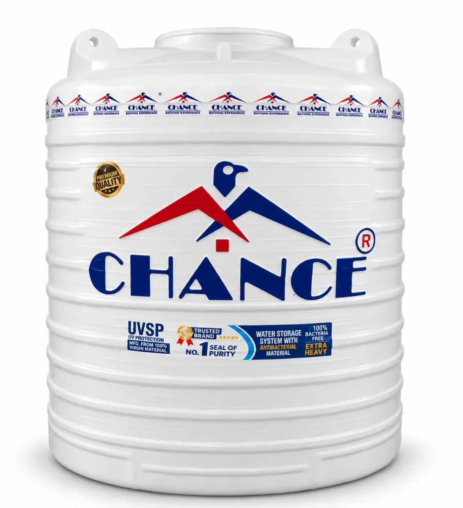 WATER TANK 3 LAYER PLAIN CHANCE 5000LTR