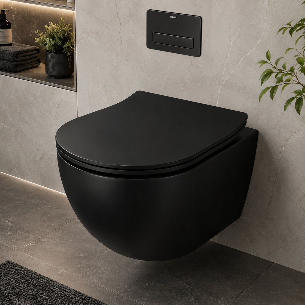 Jaquar Wall Hung Seat WC BLACK MATT
