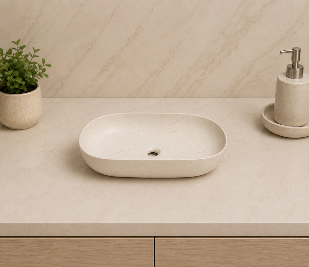 Imported Table Top Marble White