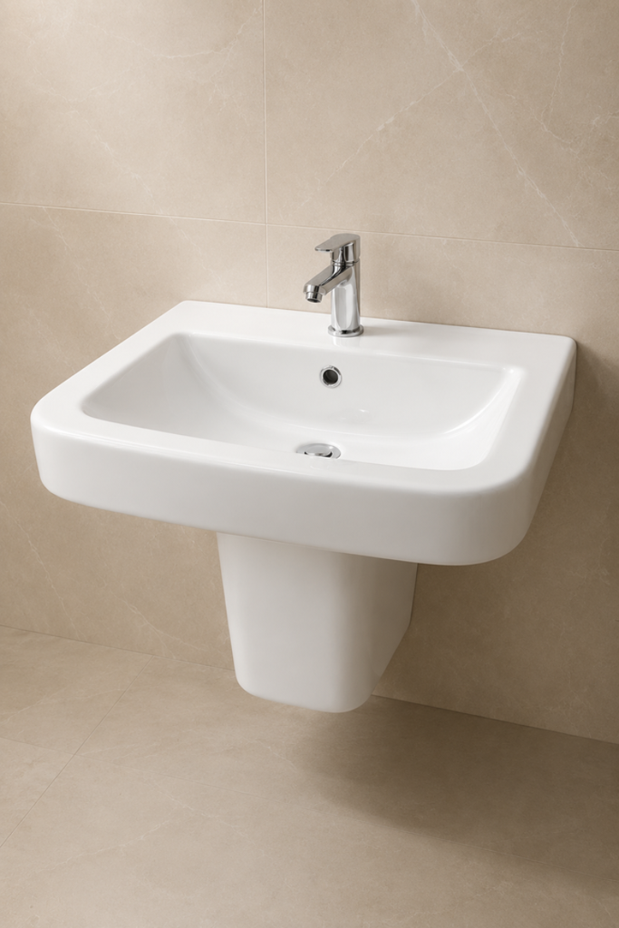 Roxo Half Padestal Wash Basin