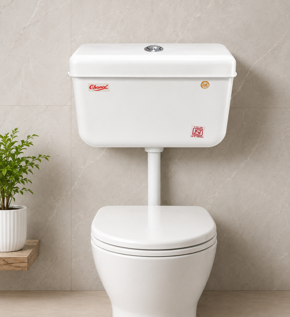 Chance Cistern Center Push white