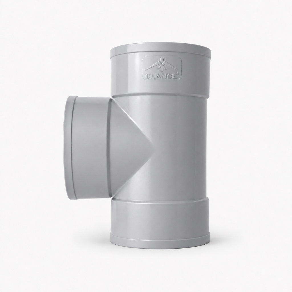 Chance Tee PVC 4” Double Socket