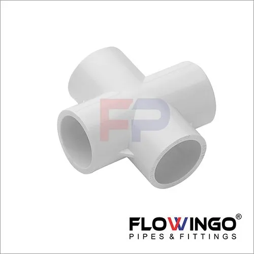 CROSS TEE UPVC (1/2)" FLOWINGO